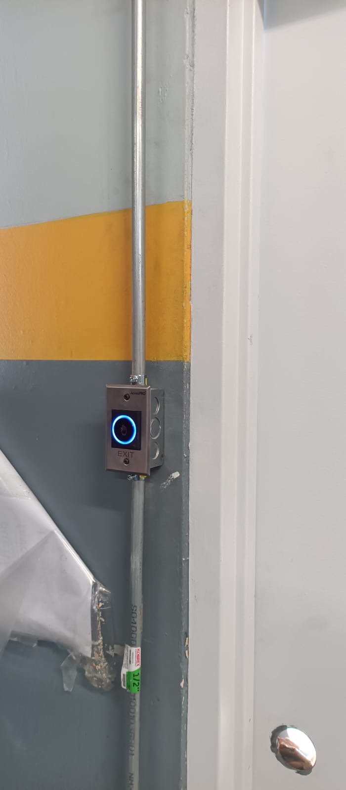 Botón de salida iluminado